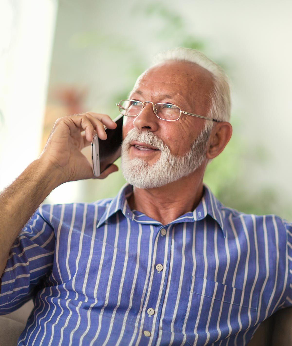 Senior Man on Mobile Phone